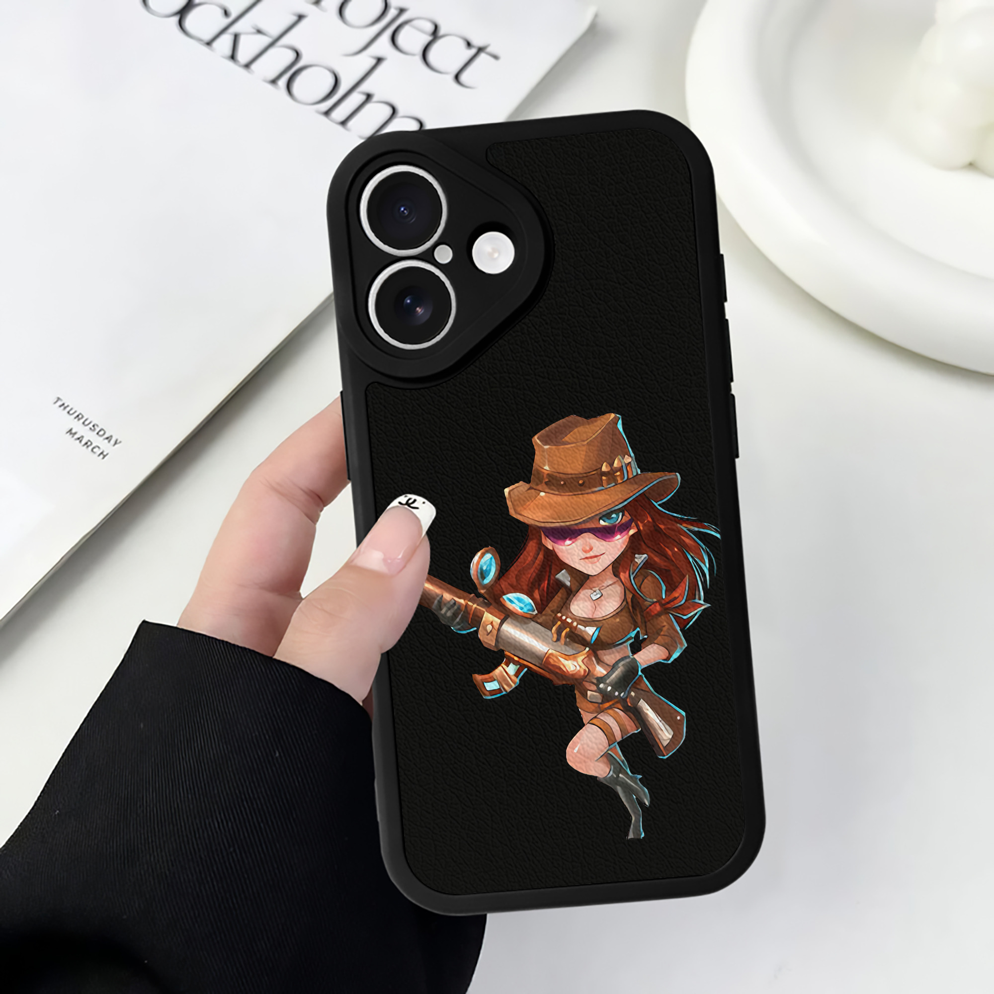 リーグ・オブ・レジェンド League of Legends LOL 【iPhone 16シリーズ対応】シリコンスマホケース（レザー調） 材質：シリコン
